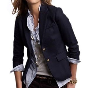 Classic J. Crew Navy Schoolboy Blazer